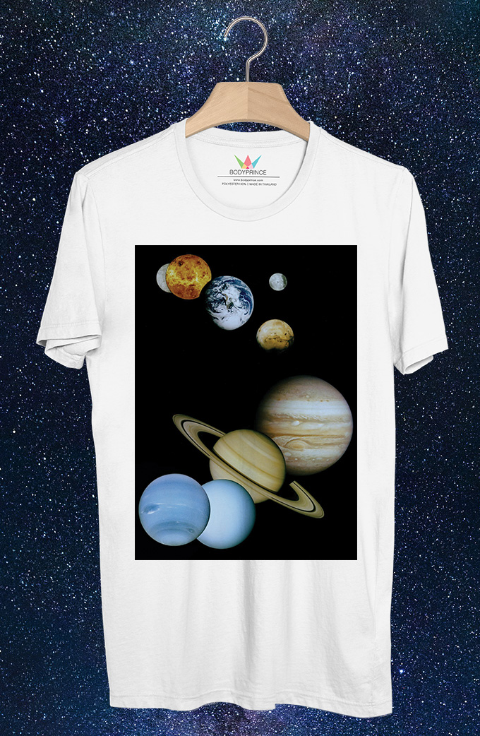 BP612 เสื้อยืด Solar System #2