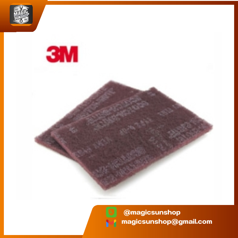 904438 3M Scothbrite Multiflex 7447B 6x9 Brown
