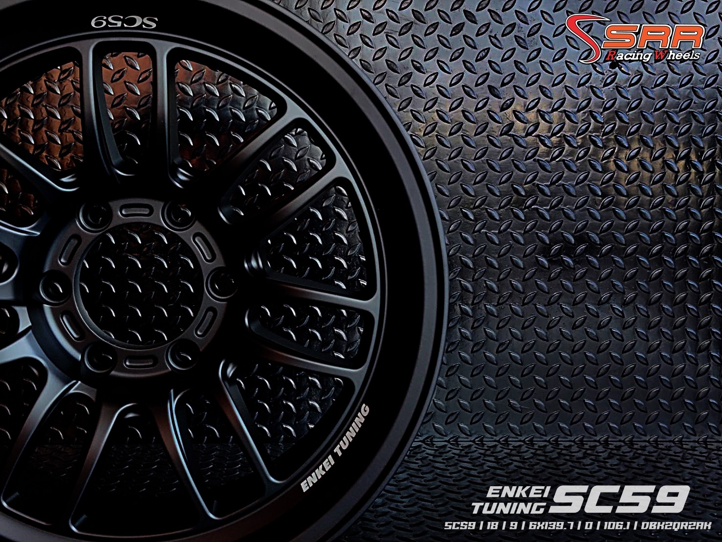 ENKEI TUNING SC59 ขอบ18 6H139.7 ET0 DBK2QR2AK มีจำหน่ายที่ร้านSRR