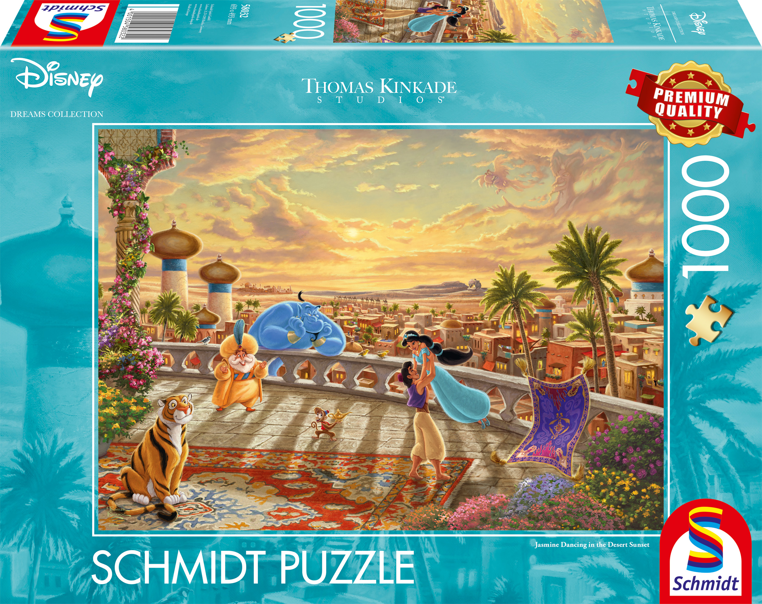 Schmidt - Disney : Jasmine Dancing in the Desert Sunset by Thomas Kinkade 1000 pcs.