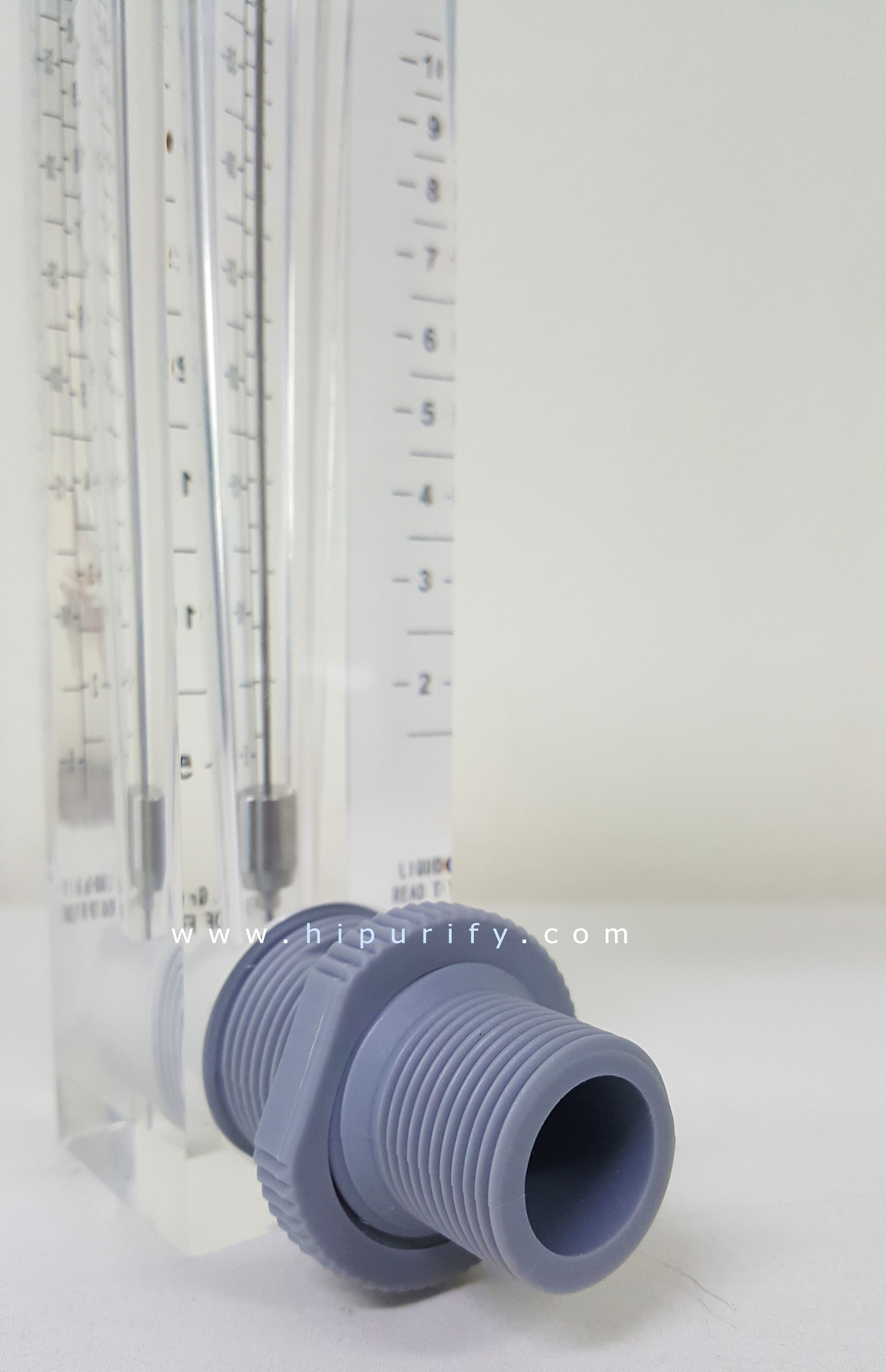 Flow Meter Z-3003 เครื่องวัดอัตราการไหล วัดได้ 2-10GPM/5-40LPM เกลียวนอก 3/4 นิ้ว (6 หุน)