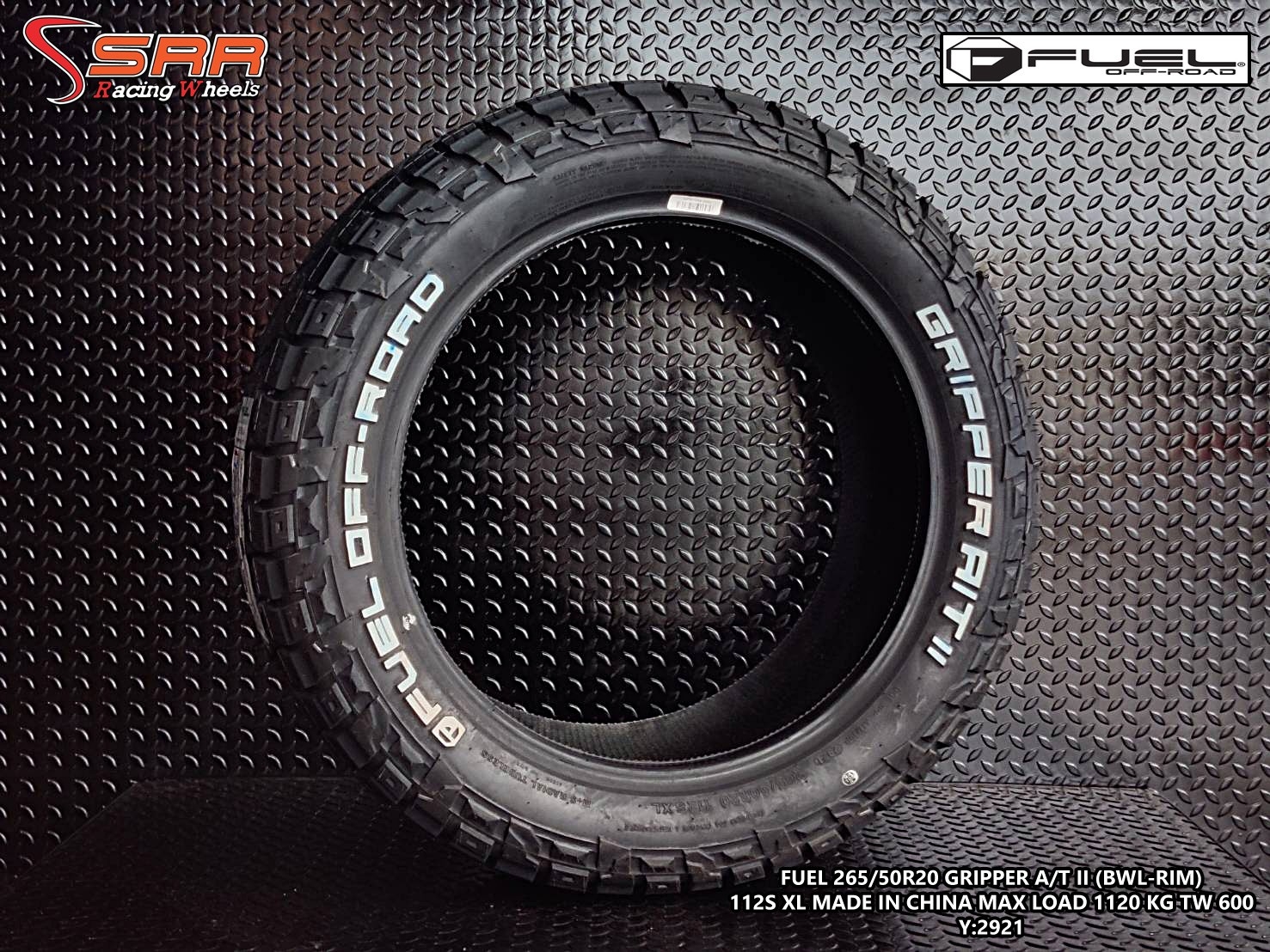 FUEL GRIPPER A/T II 265/50R20 ยางแบรนด์America ปี2021 ราคาพิเศษ