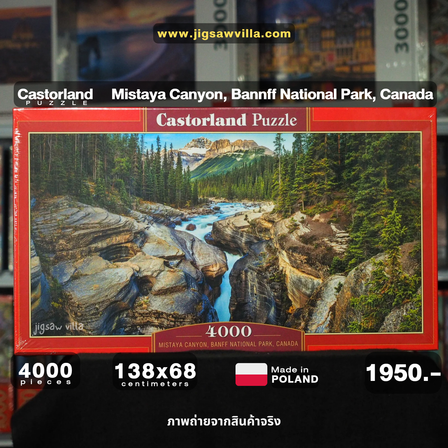 Castorland - Mistaya Canyon, Banff National Park, Canada 4000 pcs.
