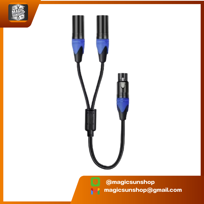 926274 XLR Female to Dual Male Splitter Cable