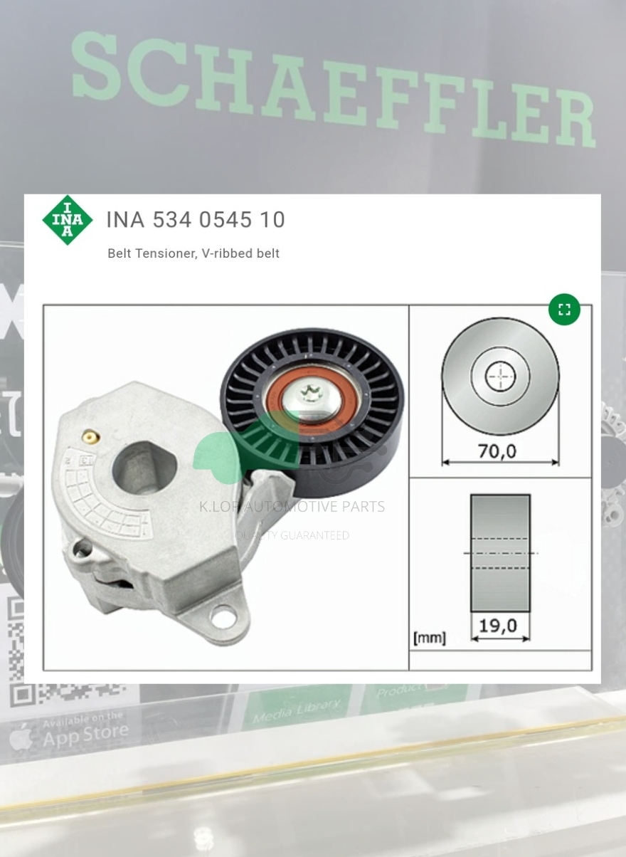 ชุดตั้งสายพาน(INA) : 3NR-FE Yaris 1.2 ปี 13 NSP152
