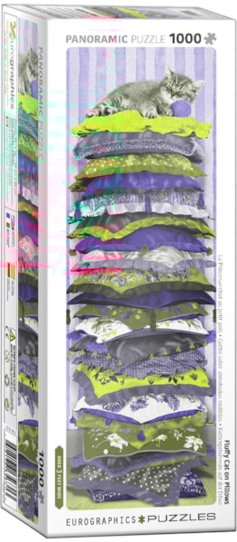 Eurographics - Fluffy Kitty on Pillows (Panorama) 1000 pcs.