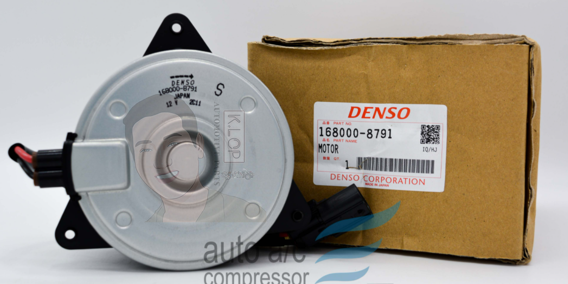KLOP-T405-31A มอเตอร์พัดลมหม้อน้ำแท้ DENSO Honda Accord 2.0 2008~