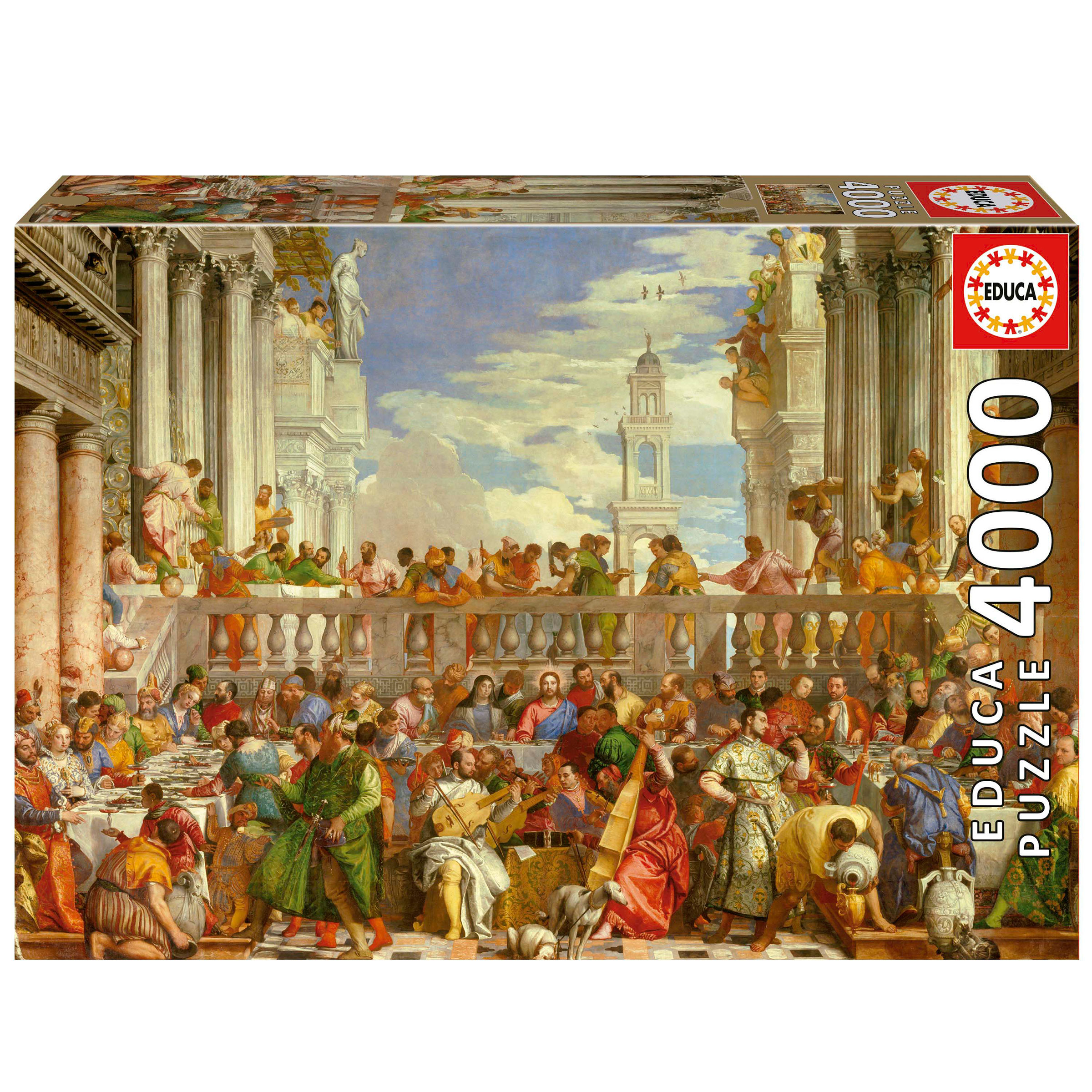 Educa - The Wedding at Cana by Paolo Veronese 4000 pcs.