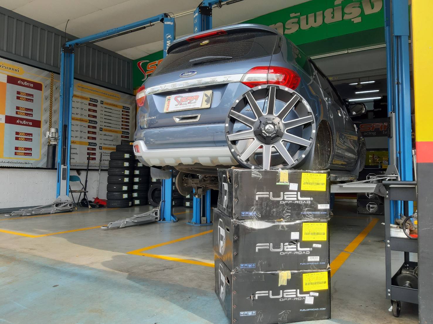 FUEL CONTRA D616 ขอบ20 6x135/6x139.7 ET+20 MATTE BLACK MILLED