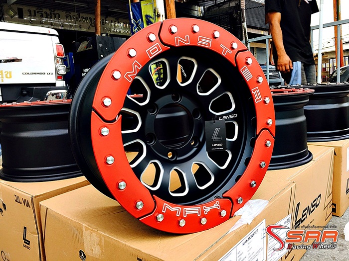 MAX-MONSTER ขอบ16 6x139.7 ET0 MWAR มีสินค้าพร้อมติดตั้ง