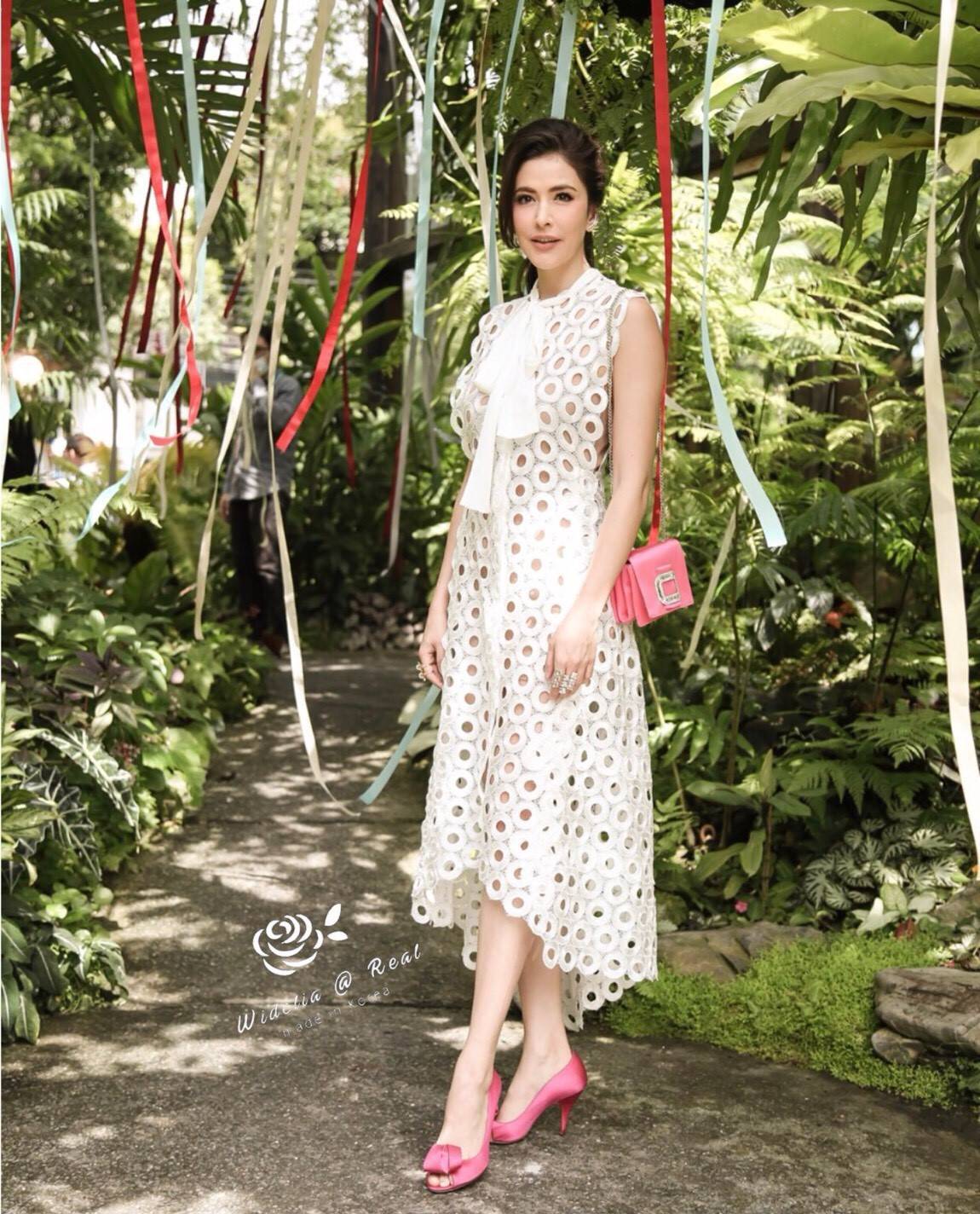 J.S.D Dress เดรสลูกไม้สุดหรู ลวดลายสวยเป็นพิเศษ ใส่ออกมาน่ารักมากๆ
