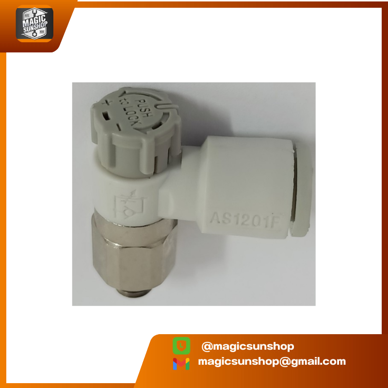 SMC Speed Control Valve Connector AS1201F-M5-06A