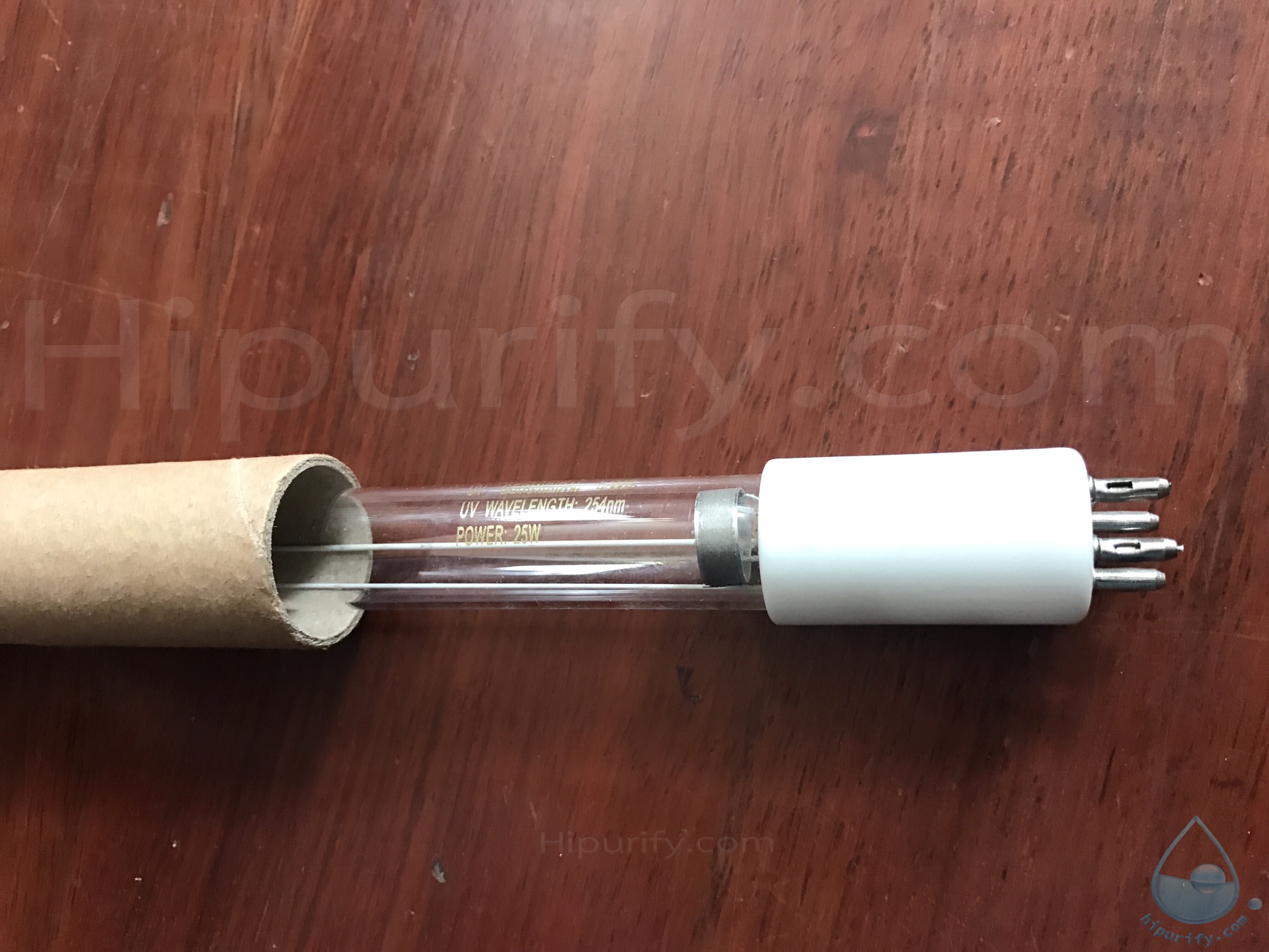 หลอดยูวี 25 วัตต์ (UV 25 Watts) 4 ขั้ว 1 ด้าน
