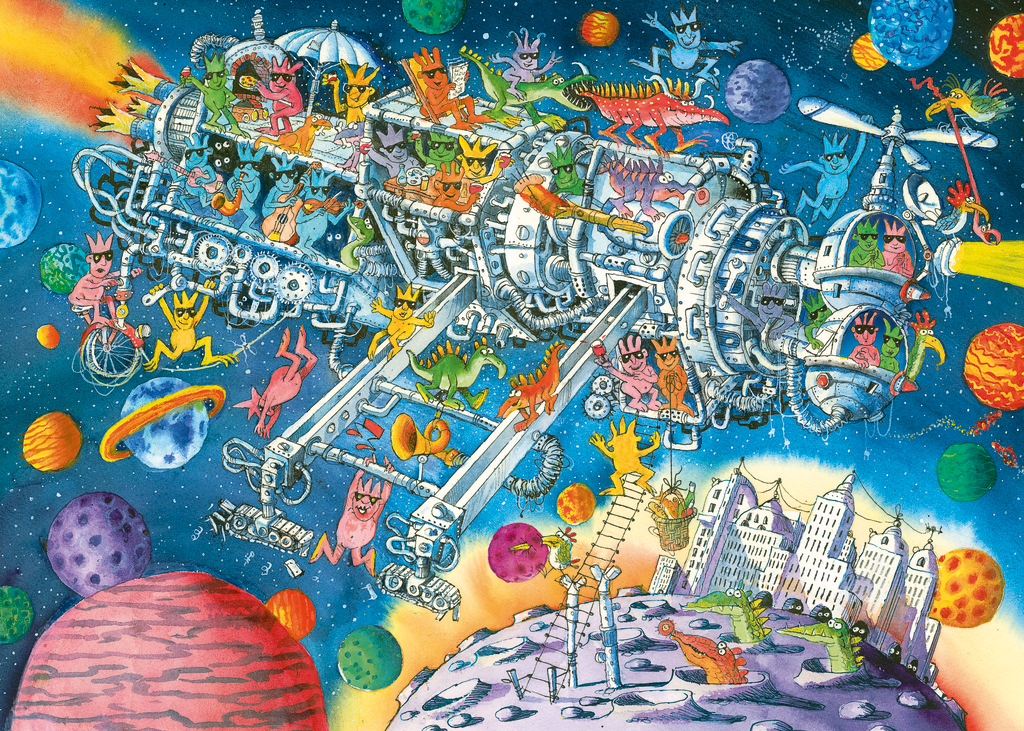 HEYE - Aliens Welcome! by Korky Paul 1000 pcs.