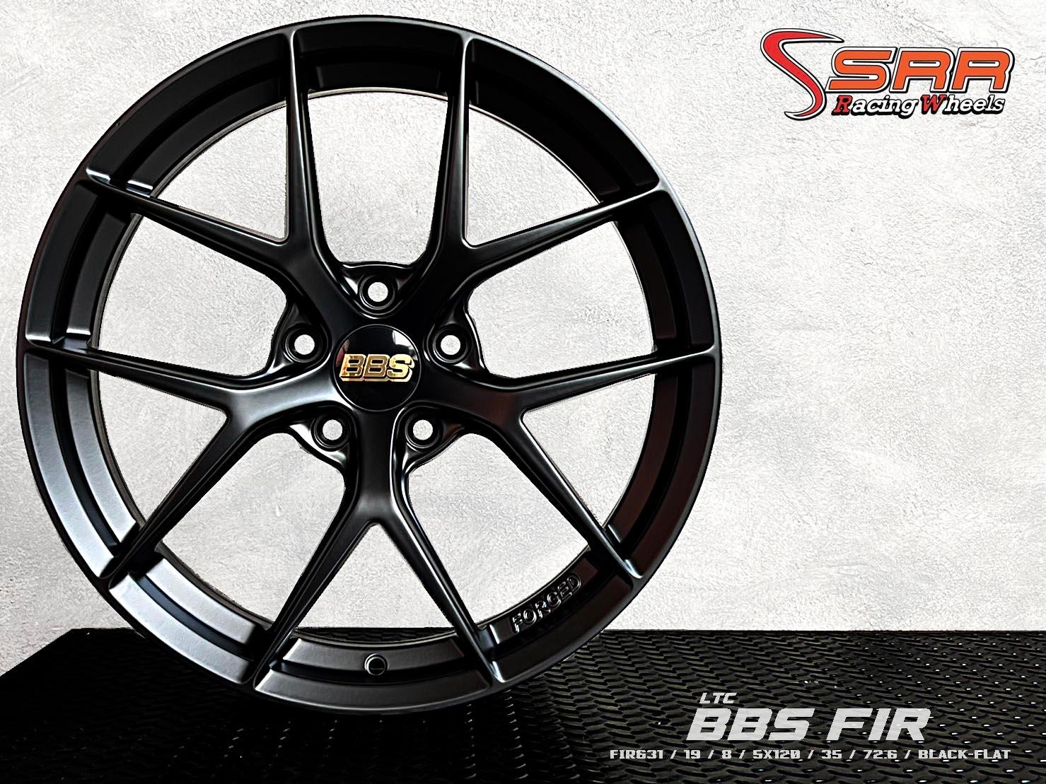 BBS FIR-631/F ขอบ19 5x120 ET35 BLACK FLAT สำหรับรถBMW และ BYD