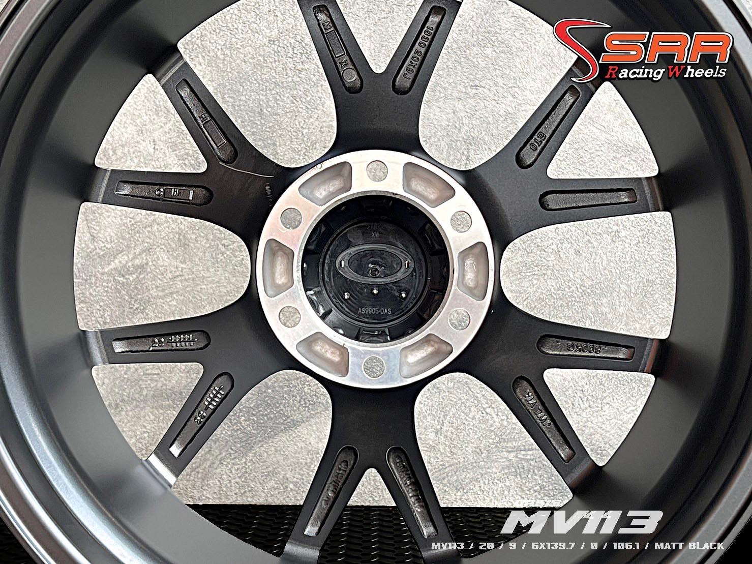 OASIS MV113 ขอบ20 กว้าง 9นิ้ว 6x139.7 ET0 MATT BLACK ราคาพิเศษ