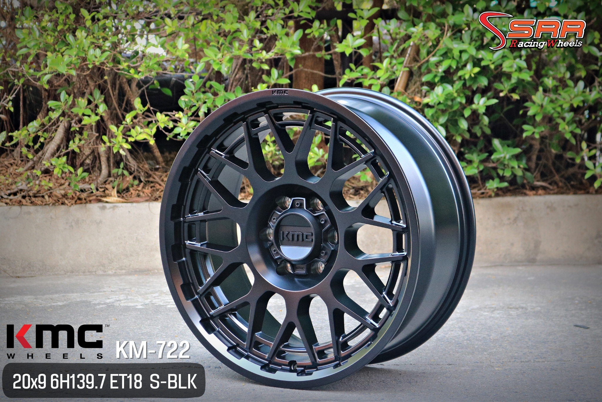 KMC KM722 ขอบ20 6x139.7 ET18 S-BLK ราคาพิเศษ