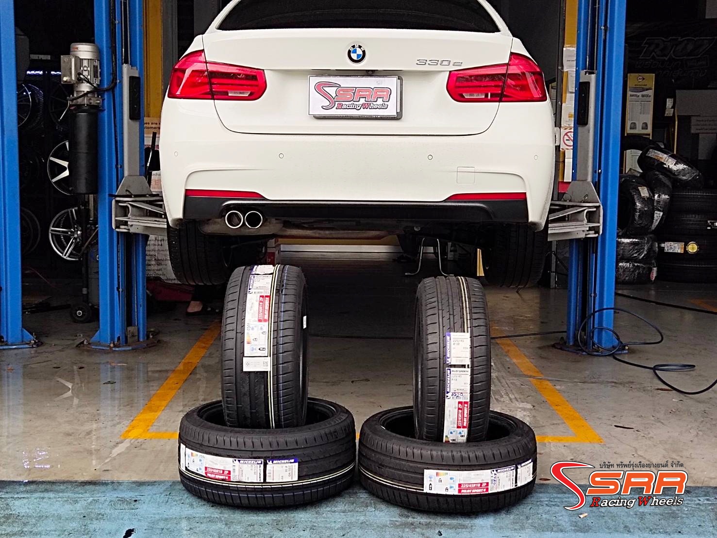 MICHELIN PILOT SPORT 4ZP 225/45R18 ยางรันแฟลตนำเข้าITALY ราคาพิเศษ
