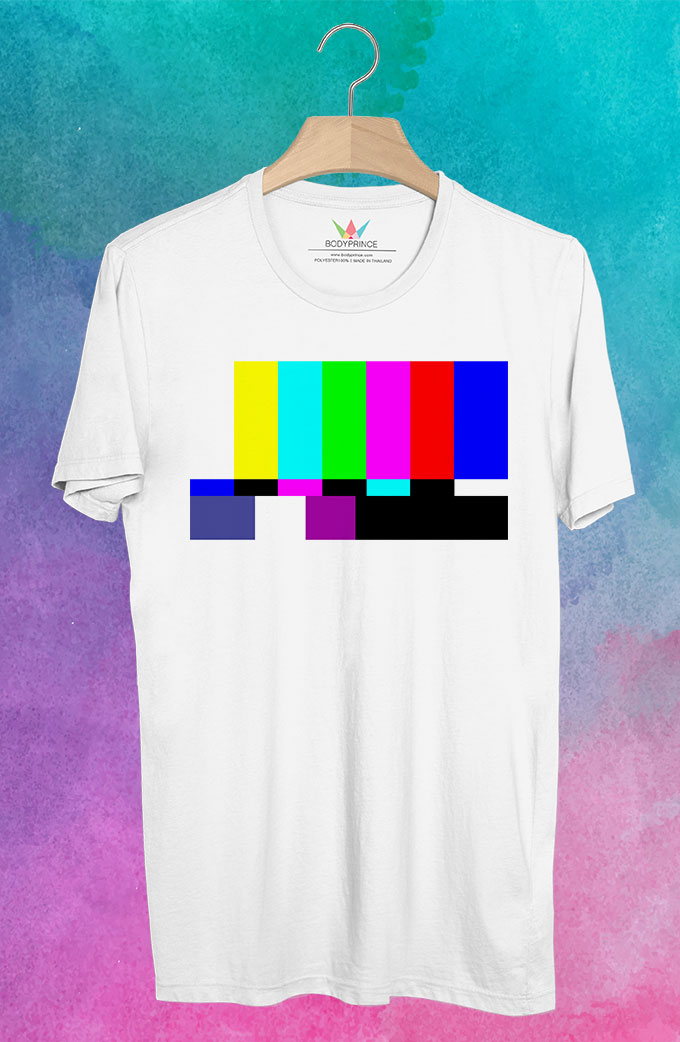 BP42 เสื้อยืด Pattern TV #1