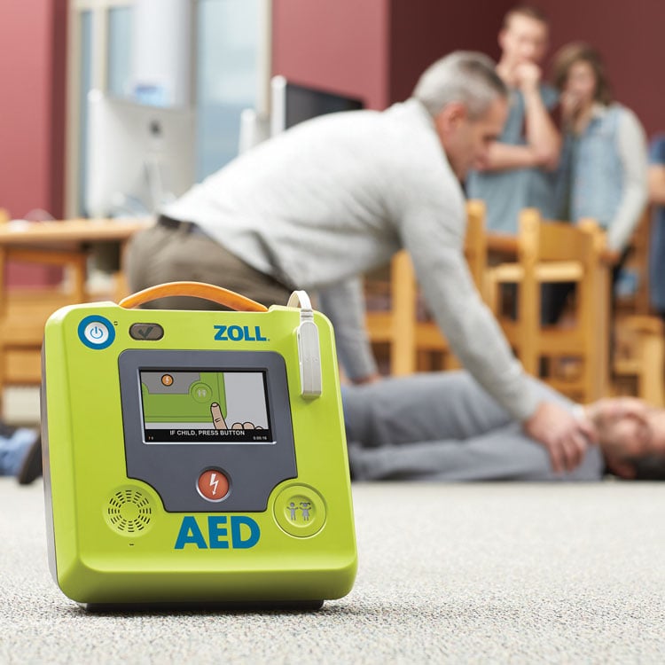 เครื่องกระตุกหัวใจไฟฟ้า Zoll AED 3 (มีหน้าจอแสดงผล)