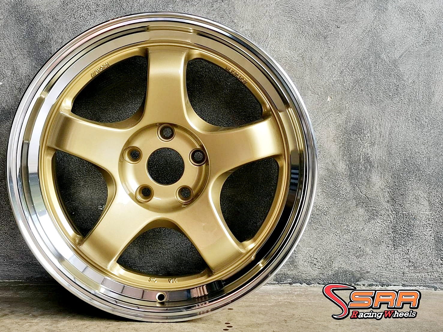 S1R TAM-3465 ขอบ18 5H114.3 ET35 XMPL/GOLD D6 ชุดละ 14,000฿