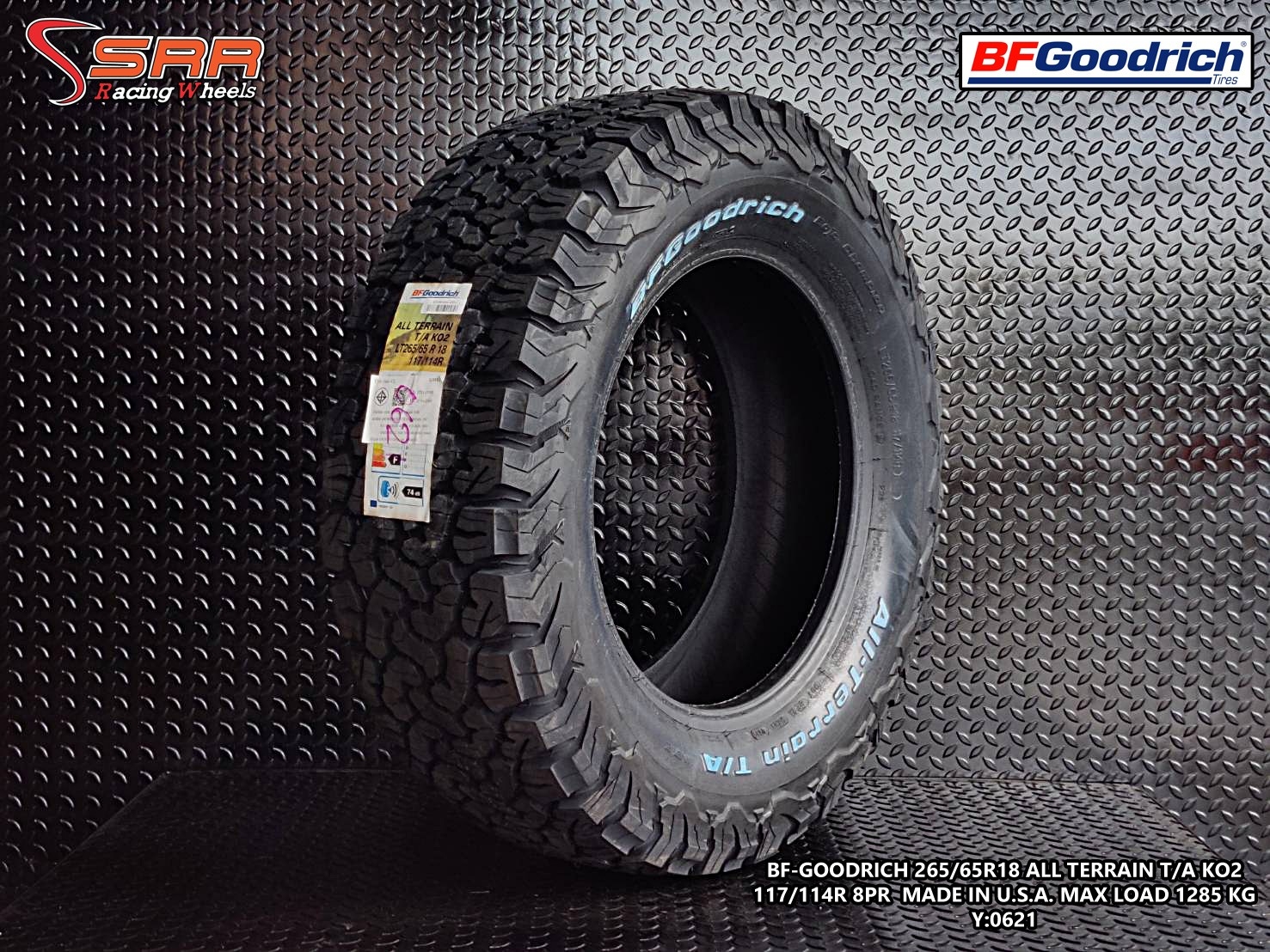 BFGoodrich KO2 285/65R18 ยางใหม่ปี2021 ยางแบรนด์America ราคาพิเศษ