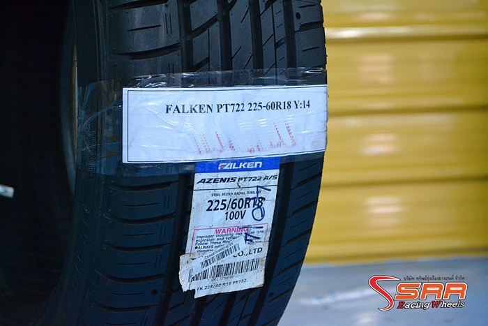 FALKEN PT722 225/60R18 ปี14 เส้นละ 1,250 บาท