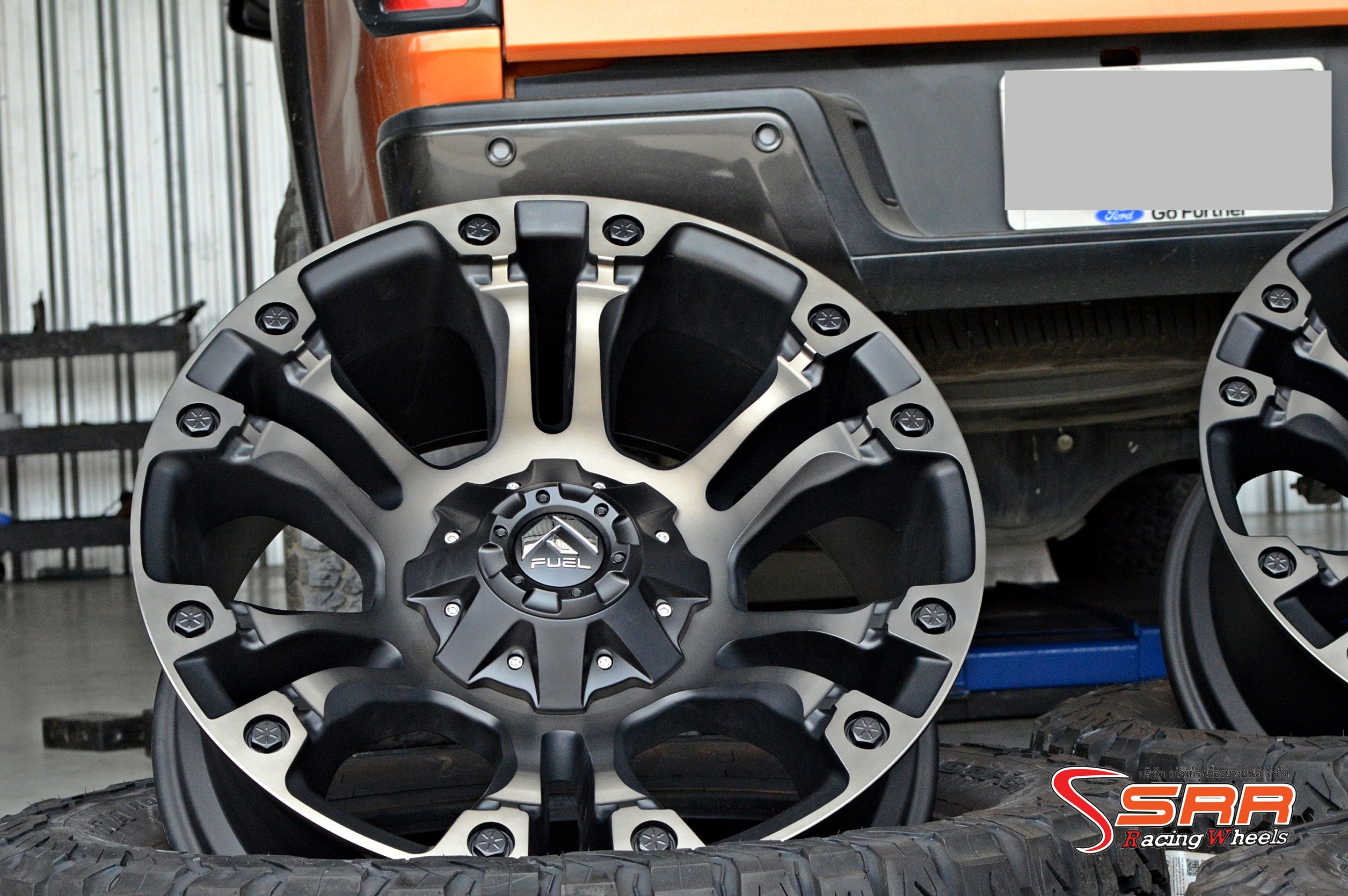 FUEL VAPOR ขอบ20 ET+1 6x135/6x139.7 MATTE BLACK MACHINED/TINT CLEAR