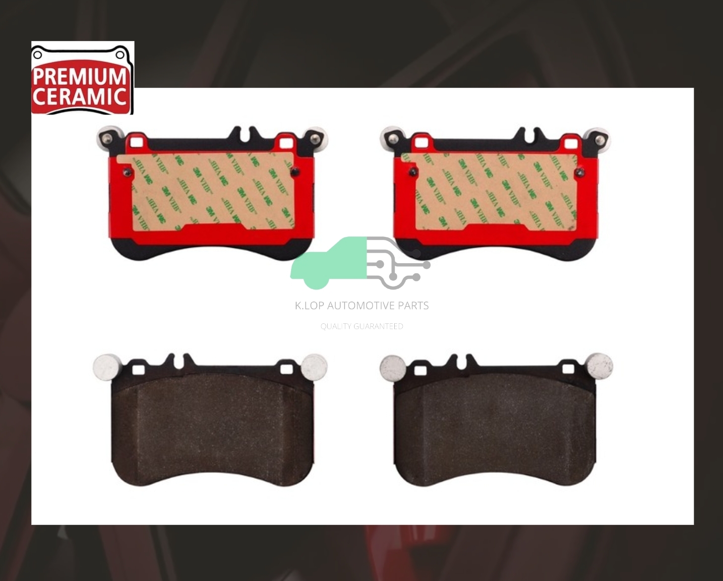 P50 098N ผ้าเบรกหน้า BREMBO รุ่น Ceramic) BENZิ 55AMG SLK R172, CLS C218 (500), E W212 (500)