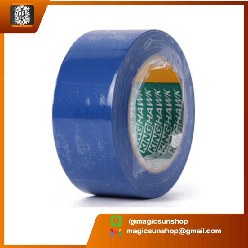 KINGHAWK เทปตีเส้นพื้น PVC FLOOR MASKING TAPE 2นิ้ว 48mm x 33mtr สีน้ำเงิน