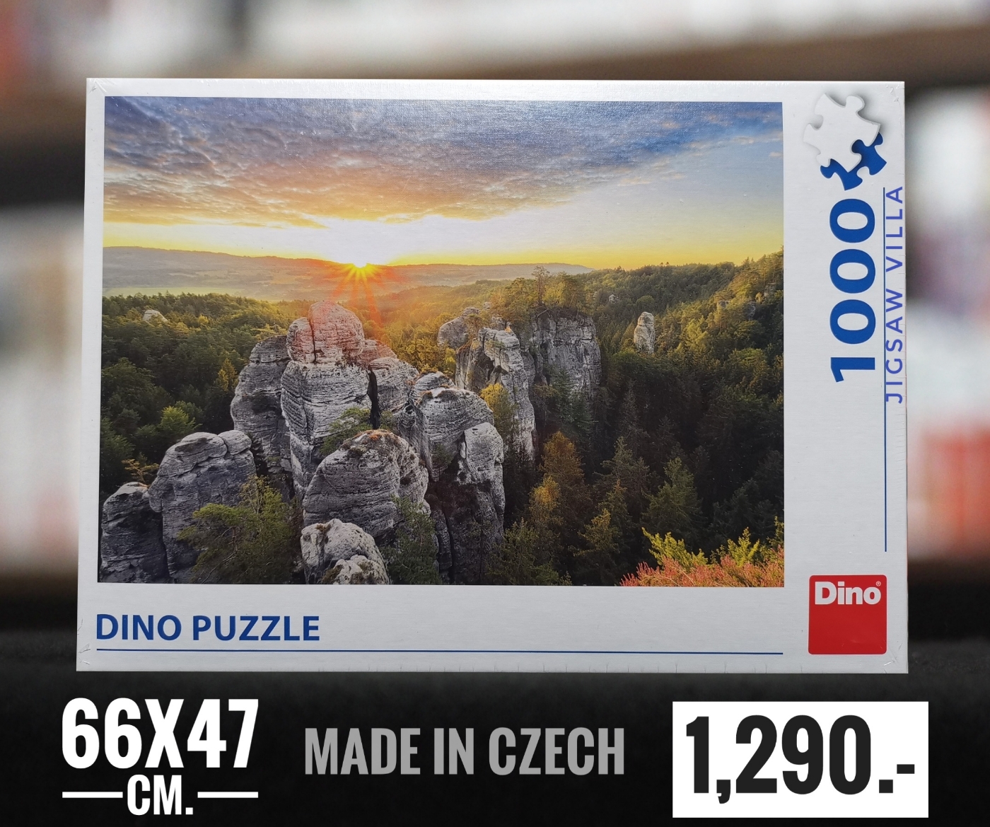 Dino Puzzle - Hruboskalske Rock Town, Bohemian Paradise 1000 pcs.