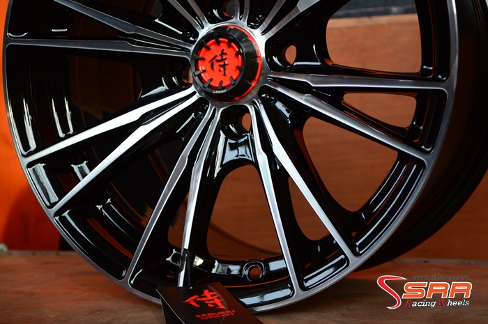 LENSO SAMURAI SC-HAYATO ขอบ15 ET35 4x100 BKF