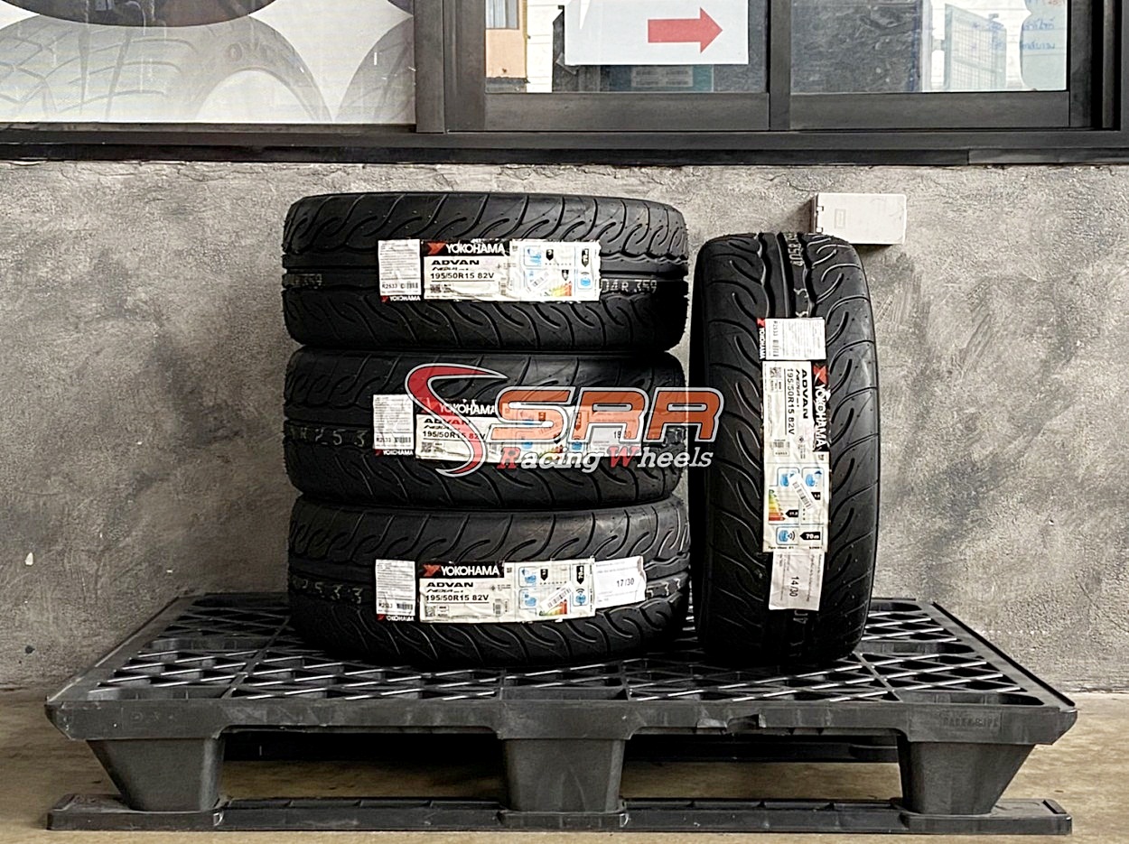 YOKOHAMA AD08R 195/50R15 ยางใหม่ปี2020 ลดราคาพิเศษ