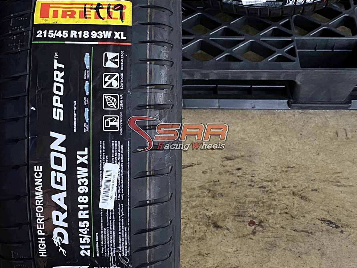 PIRELLI DRAGON SPORT 215/45R18 ยางใหม่ ลดราคาพิเศษ