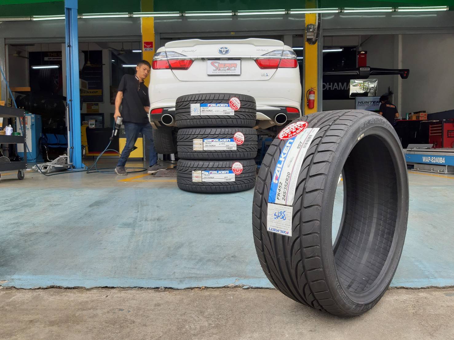 FALKEN FK452 245/35ZR20 ยางใหม่ปี19 ลดราคาพิเศษ