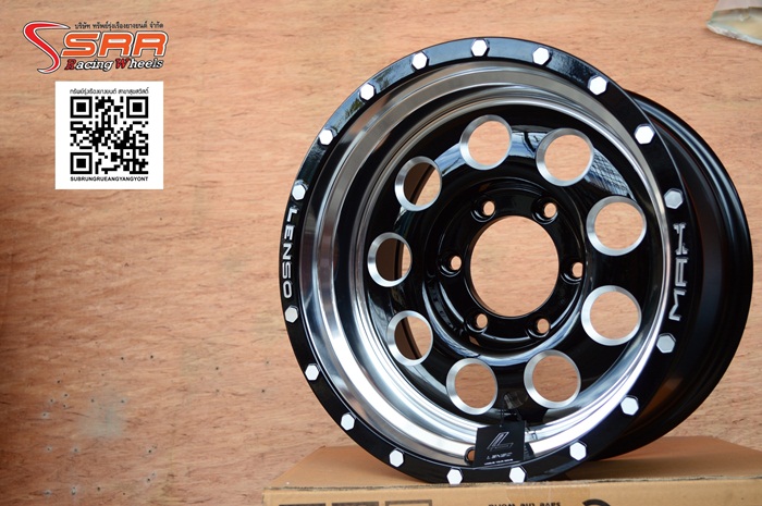 LENSO MAX6 ขอบ16X9 สีดำเงา