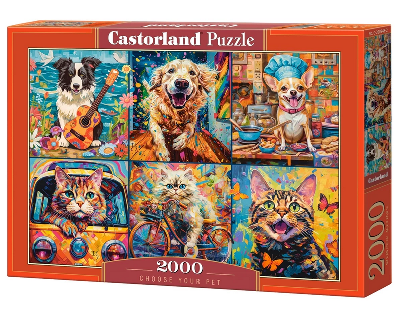 Castorland - Choose Your Pet by Ivan Guaderrama 2000 pcs.