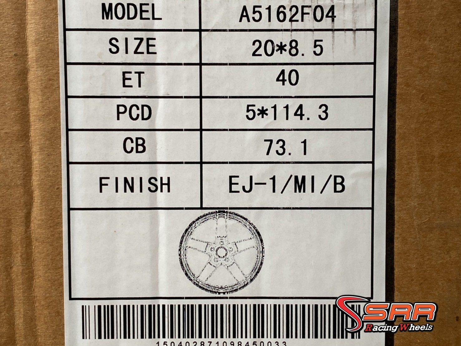 WELD APEX ขอบ20 หน้า8.5 หลัง9.5 5H114.3 EJ-1/MI/B ราคาพิเศษ