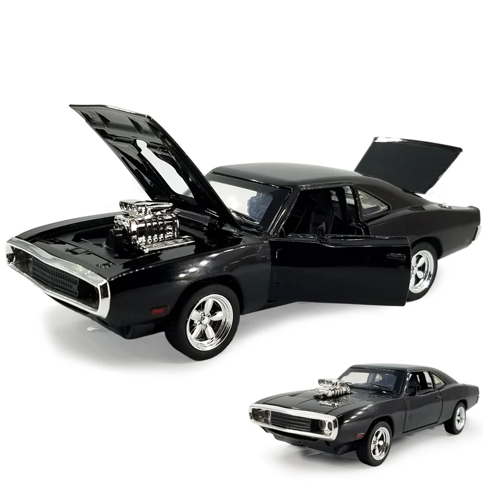 โมเดลรถเหล็ก Dodge charger มีเสียง มีไฟ Fast and Furious Scale 1:32 (ปลีก-ส่ง)