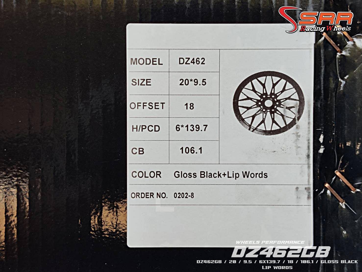 ENZO FORGED DZ462GB ล้อแท้ ขอบ20 6x139.7 สำหรับรถกระบะ และรถSUV