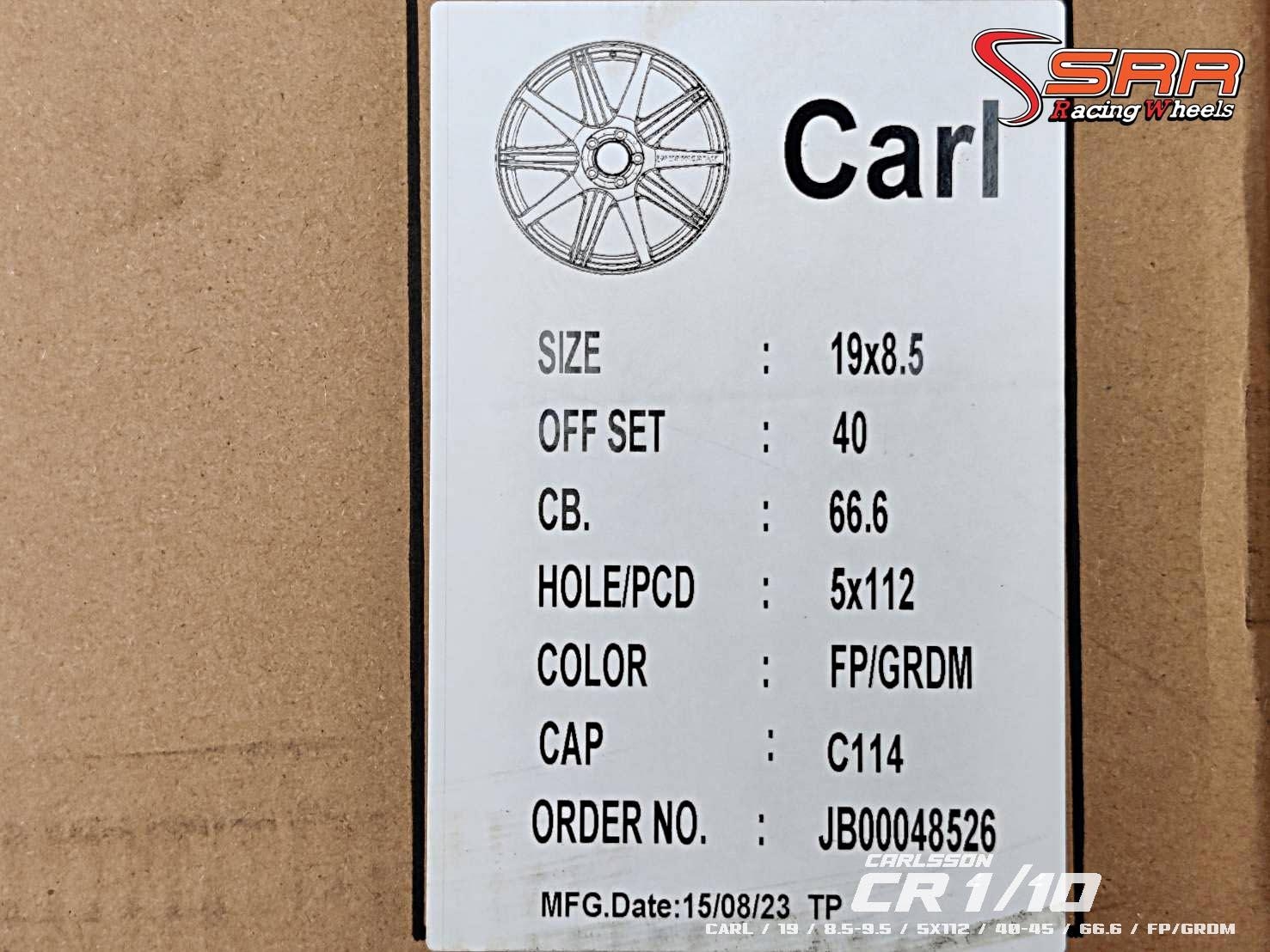 CARLSSON CR1/10 ขอบ19 นิ้ว 5x112 ล้อแม็กสำหรับรถBenz ราคาพิเศษ