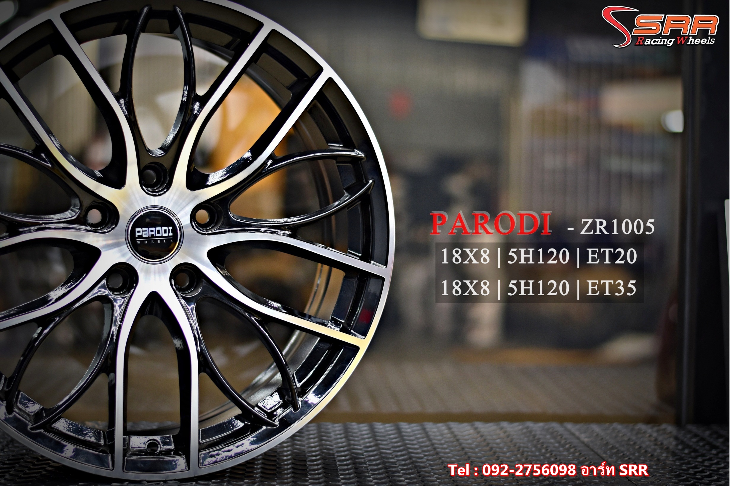 M performance by PARODI ZR1005 ขอบ18 5H120 ล้อแม็กสำหรับใส่รถ BMW