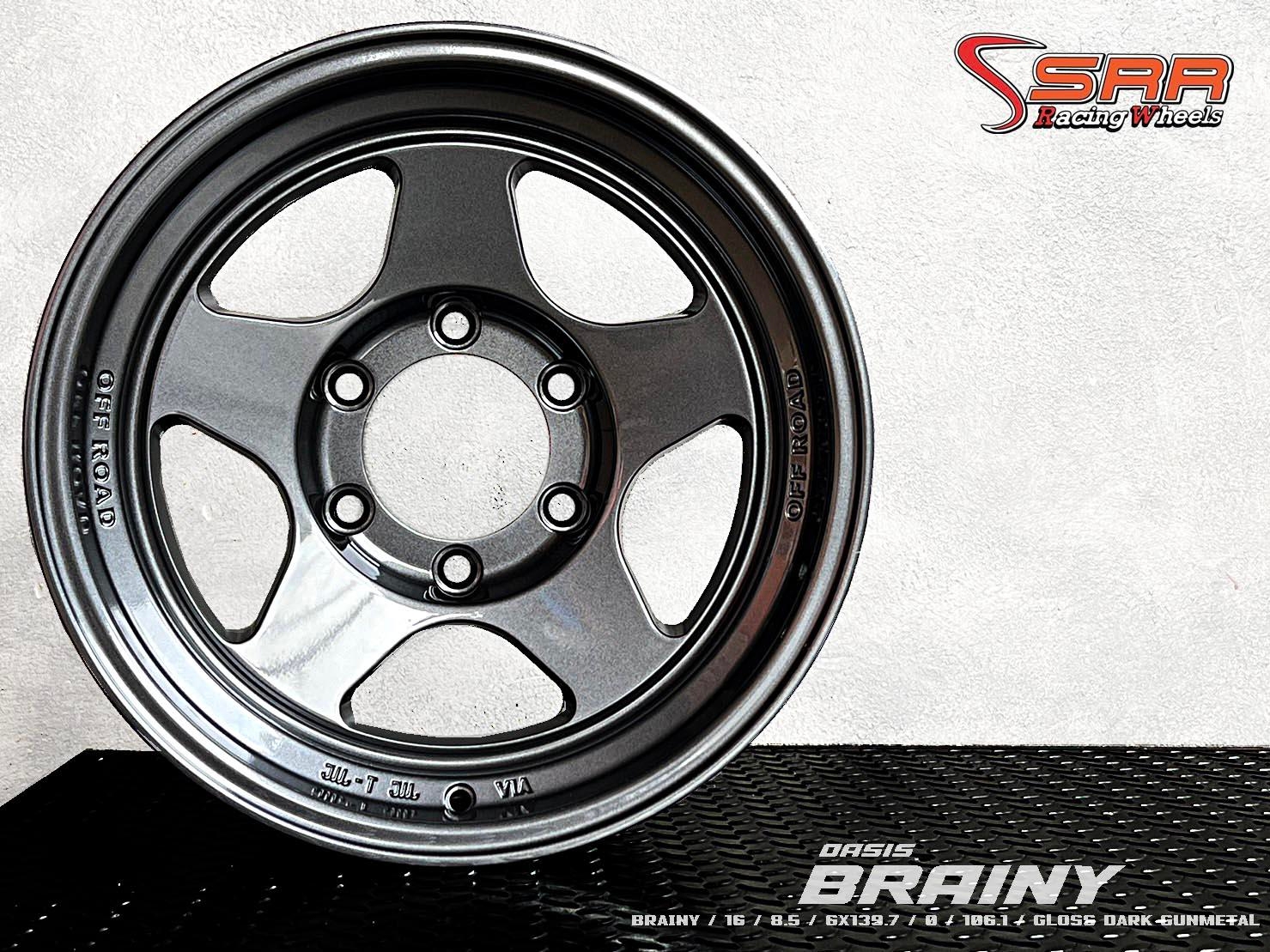 OASIS BRAINY ขอบ16 6x139.7 GLOSS DARK GUNMETAL ราคาพิเศษ