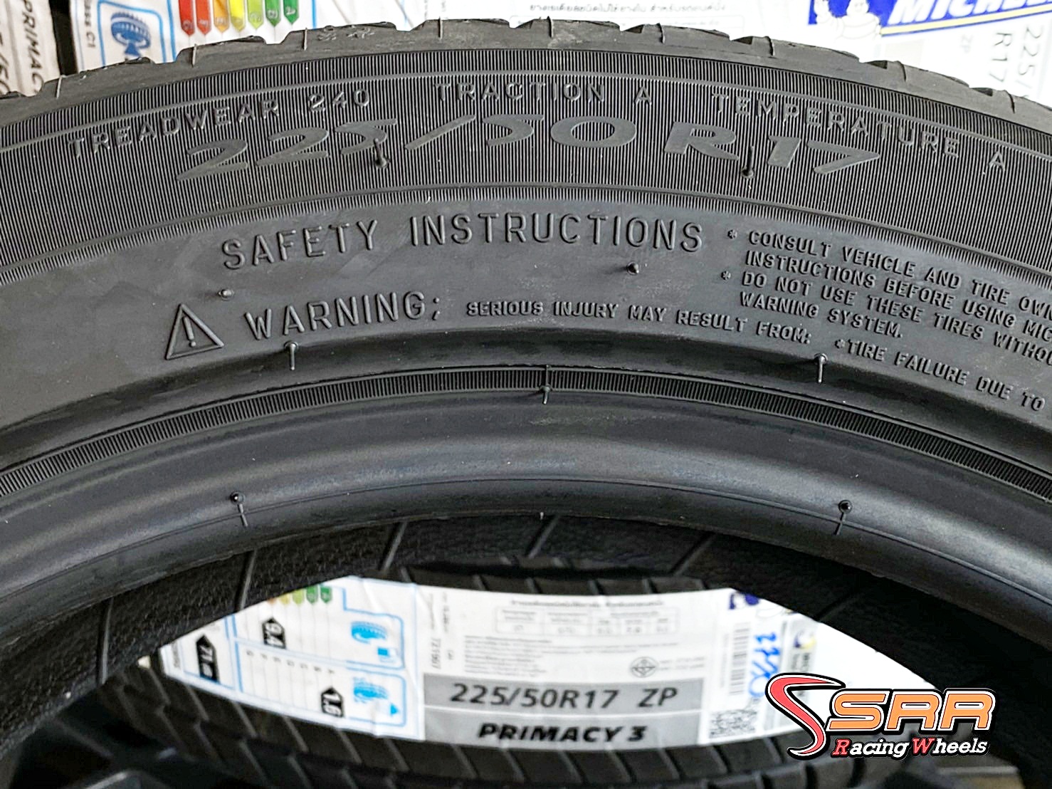 MICHELIN PRIMACY 3ZP MOE 225/50R17 ยางรันแฟลต ราคาพิเศษ