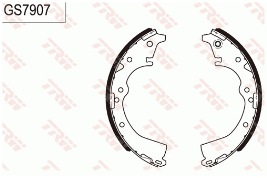 GS7907 ก้ามเบรกหลัง TRW : TIGER D4D 2x4 2,400 cc.