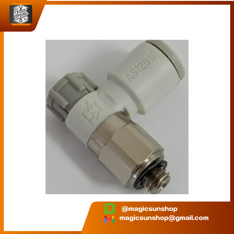 SMC Speed Control Valve Connector AS1201F-M5-06A