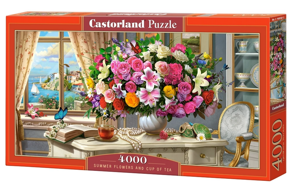 Castorland - Summer Flowers and Cup of Tea 4000 pcs.