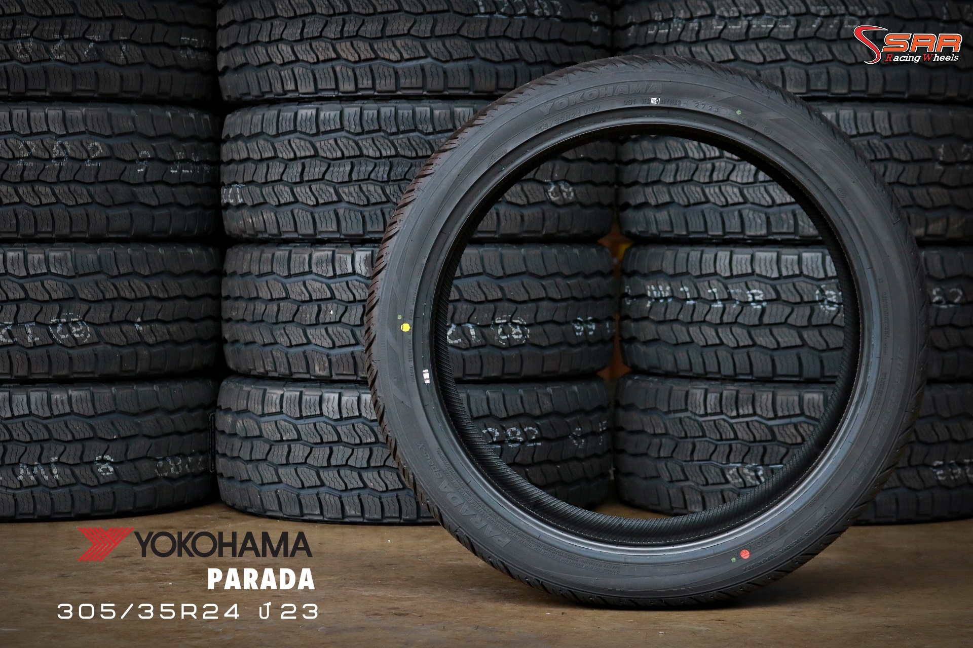 YOKOHAMA PARADA 305/35R24 ยางญี่ปุ่น ปี23 ราคาพิเศษ