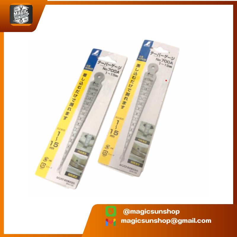 Shinwa 700A (62600) 1-15 mm Taper Gauge