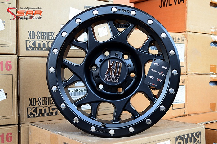 XD127 KMC 16x8 6H139.7 ET+0 S-BLK ราคาพิเศษที่SRR